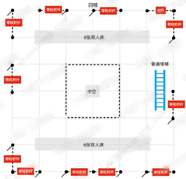 明日之后6级庄园金字塔悬空房设计蓝图制作教程[视频][多图]图片12